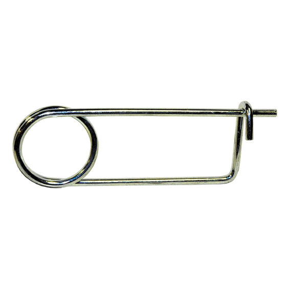 0.243 Inch Wire x 5 Inch x 2-1/4 Inch Zinc Clear Hard Drawn Spring Wire Safety Pin
