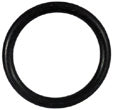 0.551 Inch X 11/16 Inch X 0.07 Inch Buna-N 70 Durometer Black O-Ring
