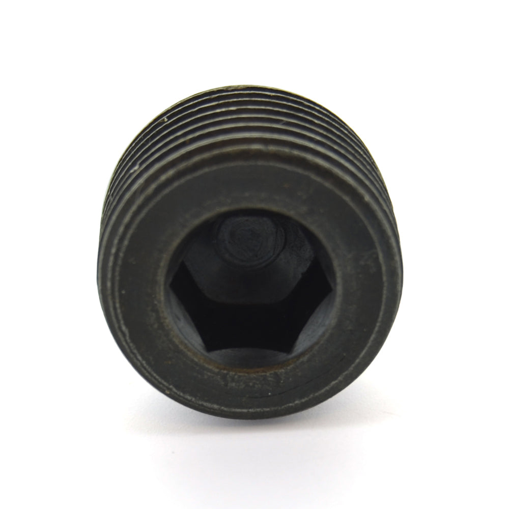 1/8-27 Nptf Black Oxide Alloy Steel 3/4 Inch Taper Dry Seal Socket Pipe Plug