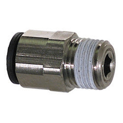 1/8 Inch x 5/16 Inch Mpt x Compression Nickel Plated Brass Tube Male Connector