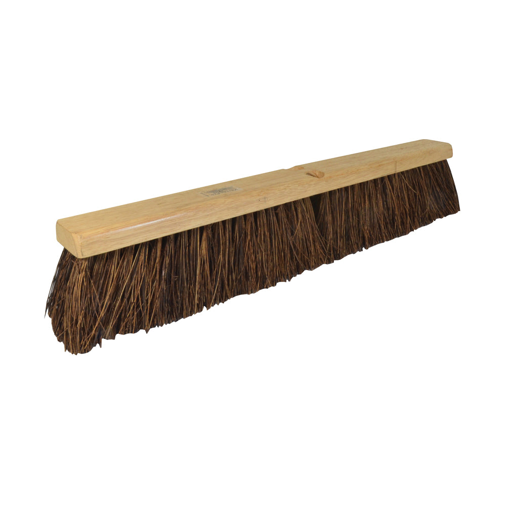 24 Inch Lacquered Hardwood Block Garage Broom