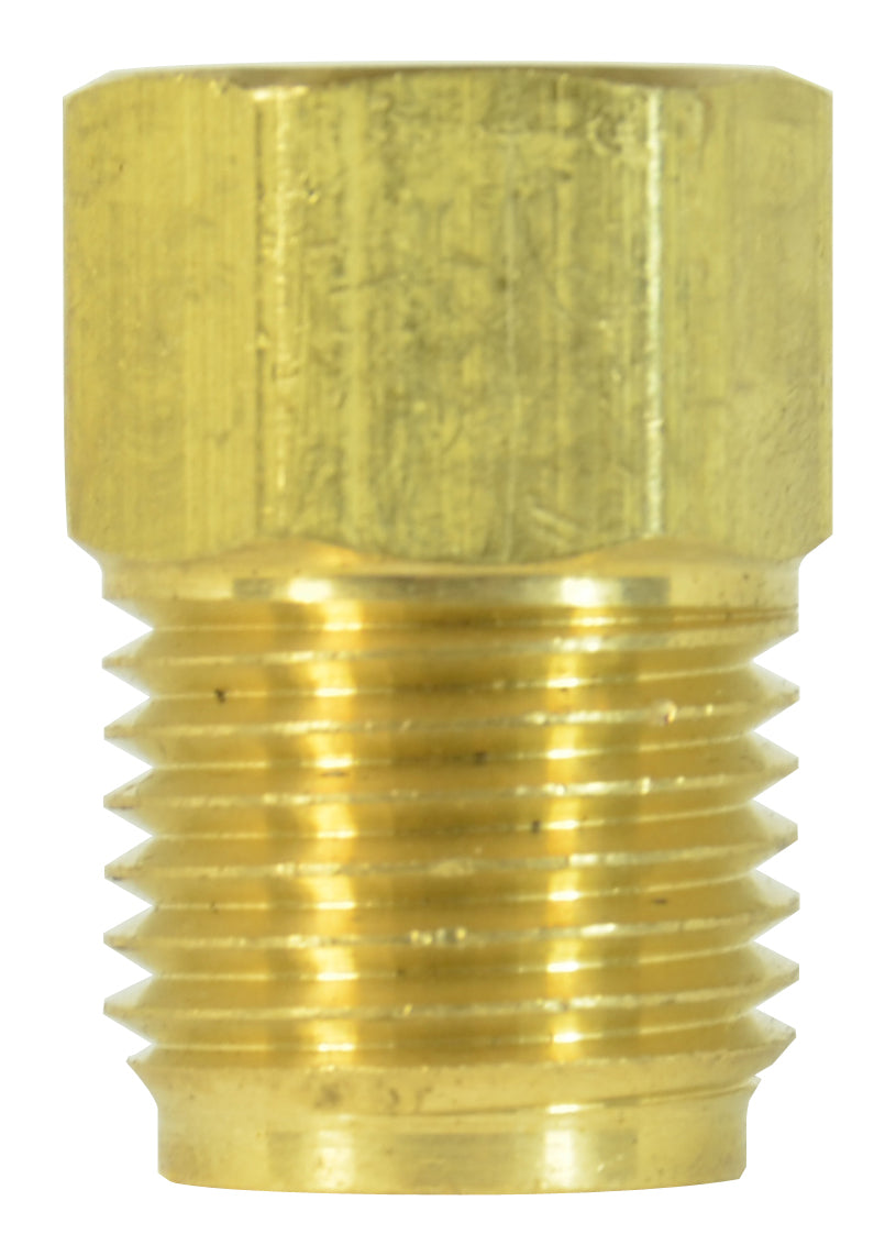 3/8-24 x 9/16-18 Female Inverted Flare x Male Inverted Flare Steel Brake Line Adapter