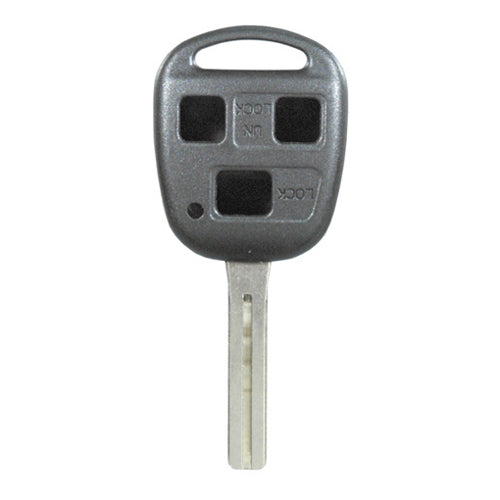 Plastic Short Blade Key 3 Button Shell - Lexus - Clearance