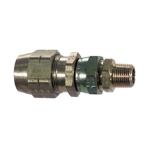 3/8 Inch x 1/2 Inch Brass Sleeve Type Female Connector Air Brake Coupler - with Adapter and Sleeve