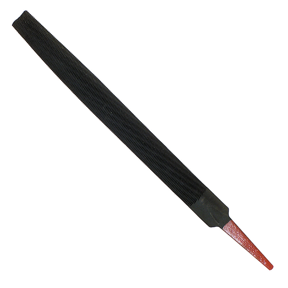 3/4 Inch x 8 Inch Bastard Cut Black Oxide Steel Half Round Black Maxi Sharp® File