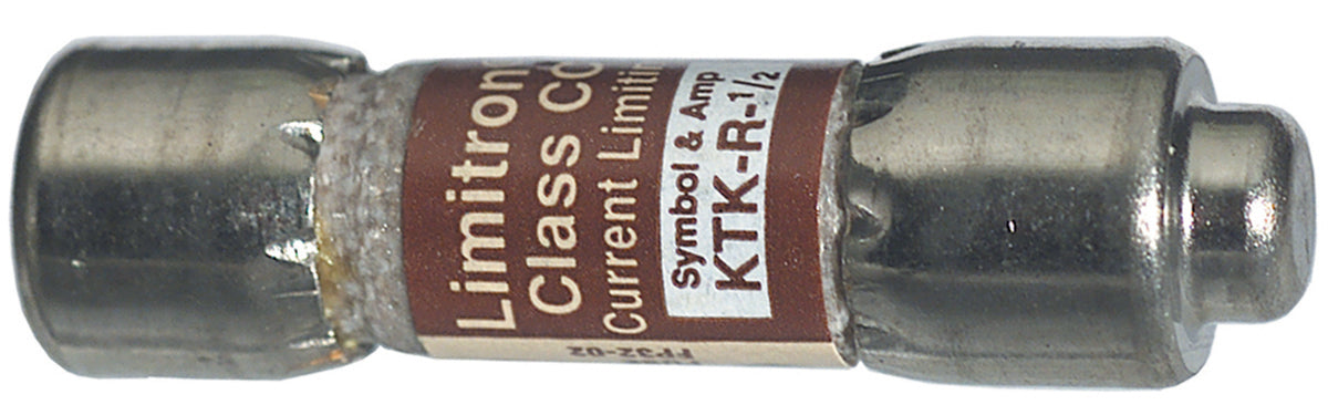 1-1/2 Amp KTK-R Type 13/32 Inch X 1-1/2 Inch 600 Vac Fast Acting Class Cc Industrial Fuse