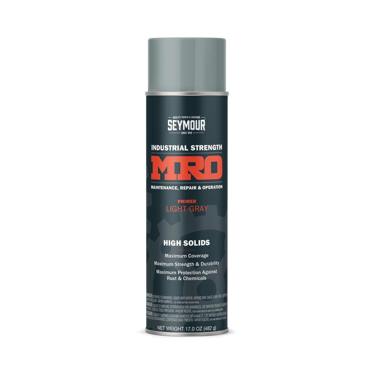 Seymour Mro Industrial Gloss Primer Aerosol Light Gray - 16 oz
