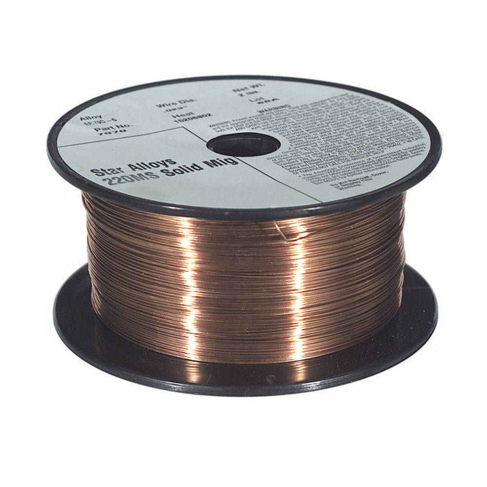 Star-Alloys 0.030 Inch 220Ms Mild Steel Flux Cored Mig Wire - 2 Lb
