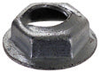 1 / 4" Thread Cutting Nut Stamped Metal Universal Zinc Plated