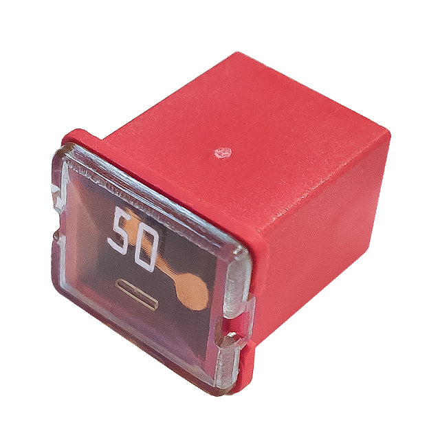 50 Amp Fm X Low Profile Female Terminal Red