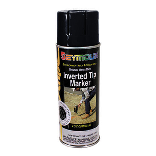 Seymour Utility Marking Paint Aerosol Asphalt Black - 20 oz
