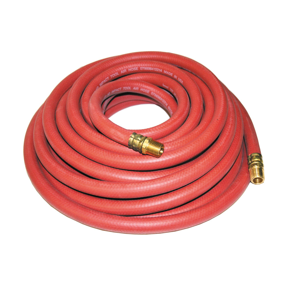 Coupled Service Station Air Hose- Red
