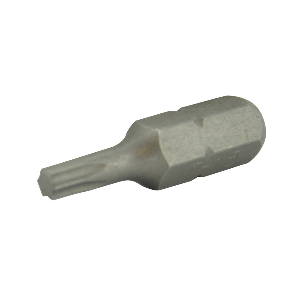 T15 Torx® Drive 1/4 Inch Hex Shank 1 Inch Length Steel Insert Bit