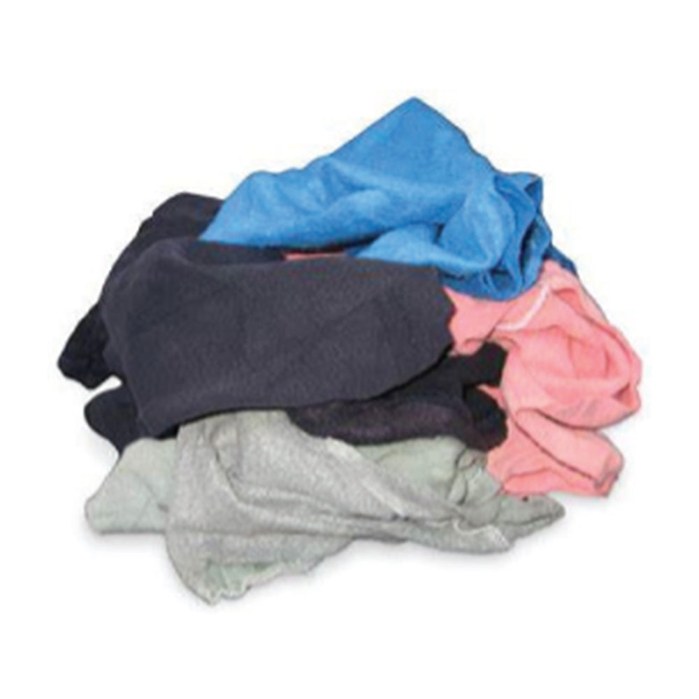 25 Lb Box Colored Fleece Knit Rag