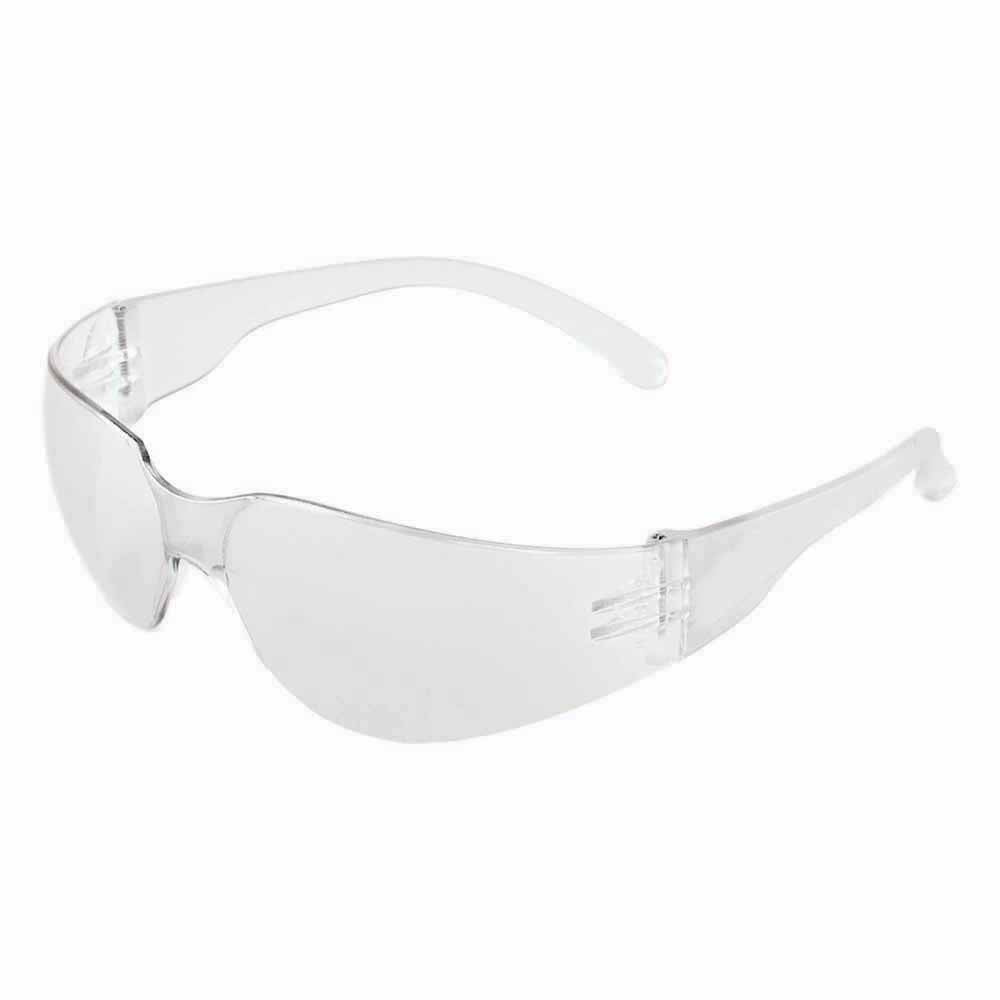 Torrent Clear Lens- Frosted Clear Frame Safety Glasses