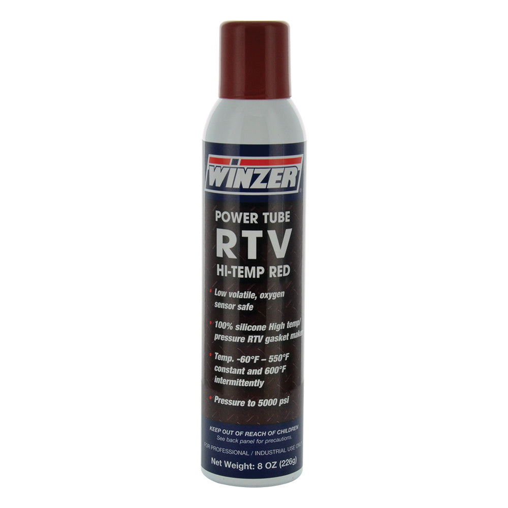 Winzer Power Tube RTV Silicone Hi-Heat Red - 6.75 Oz Net Wt. - Aerosol