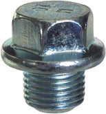 M16 x 1.5 x 19 mm Bright Zinc Plated Steel Oil Drain Plug