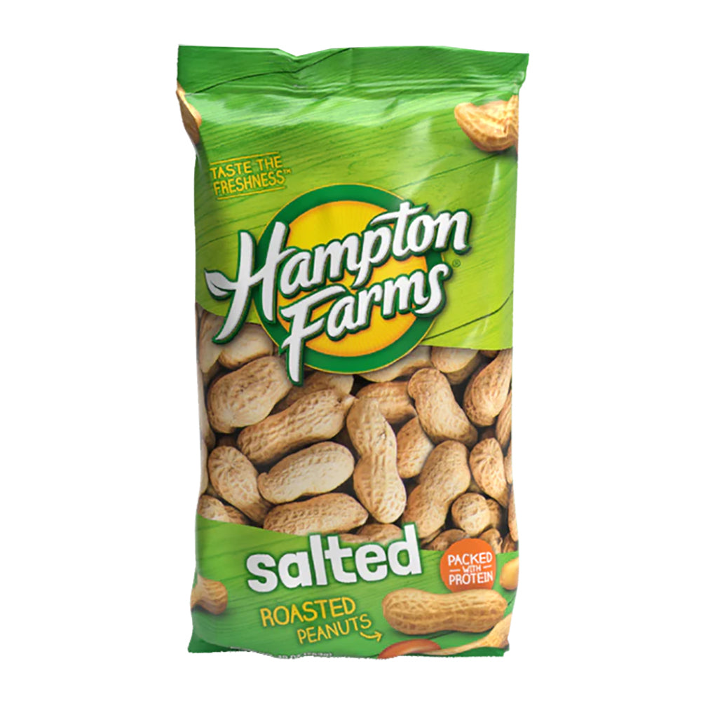 Hampton Farms Salted In-Shelled Peanuts- 10 Oz.Net Weight