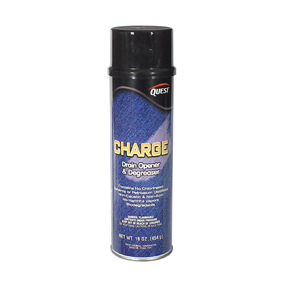 Quest Specialty Charge Drain Opener and Degreaser - 16 oz