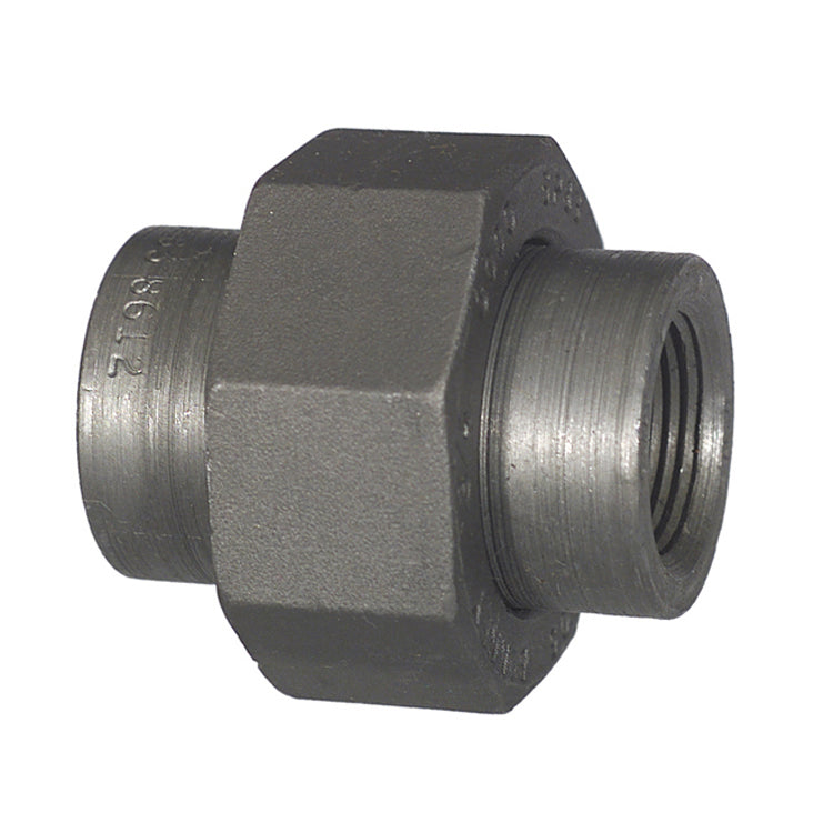 1-1/2 Inch Sch 160 Npt Black Forged Steel Union