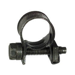 #12 Black Chromate Steel Fuel Injection Hose Clamp - For Plastic Silcone Or Rubber Hose