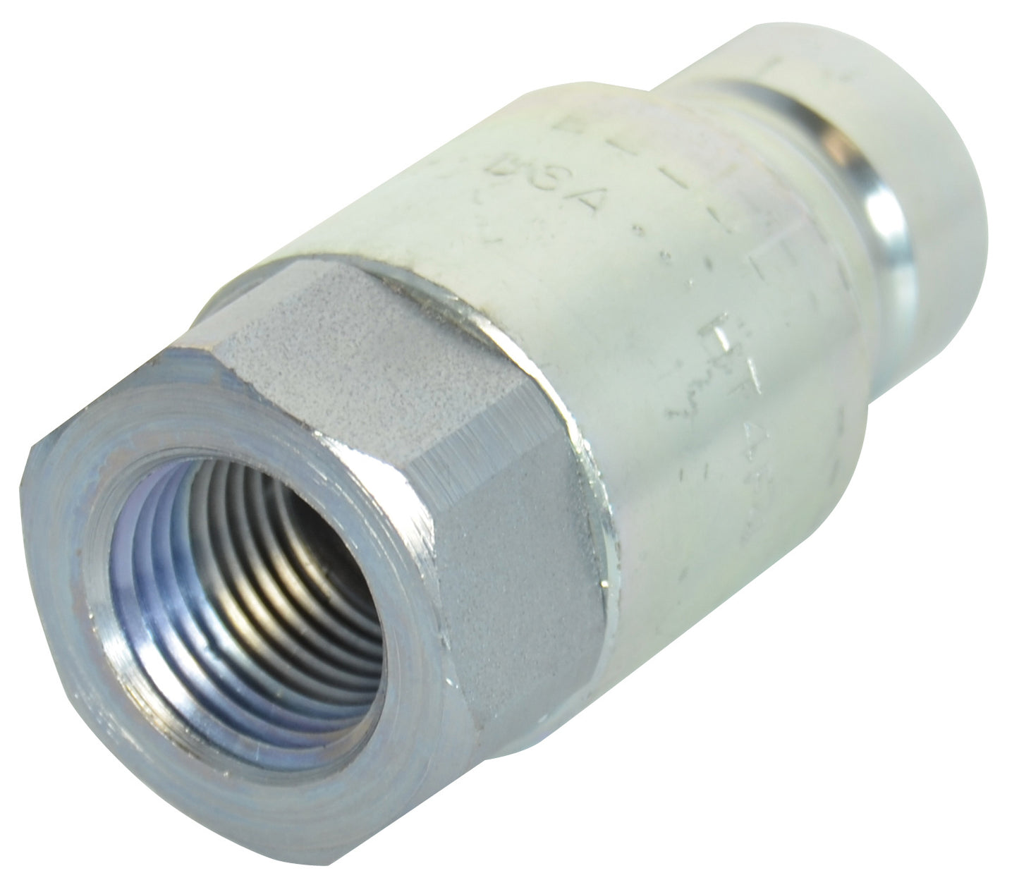 1 Inch Body X 1 Inch Female Pipe HT Series Flush Face Steel Hydraulic Service Plug - ISO 16028 Interchange