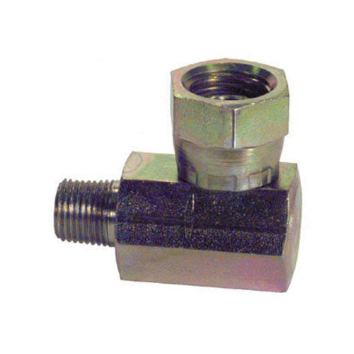 1/4 Inch10000 psi Zinc Plated Yellow Dichromate Carbon Steel Female Pipe Swivel To Male Pipe 90 Degree Elbow Swivel Adapter