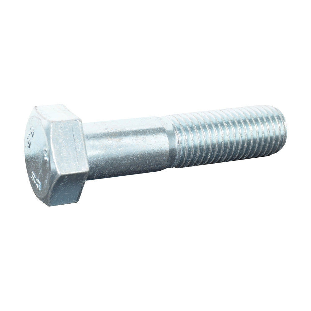 M24 x 3 x 100 mm Coarse Class 8.8 Zinc Plated Steel Hex Head Cap Screw