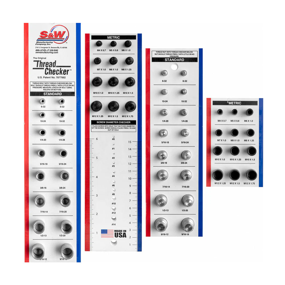 Wall Mountable Thread Checker™ 3 Inch X 39 Inches