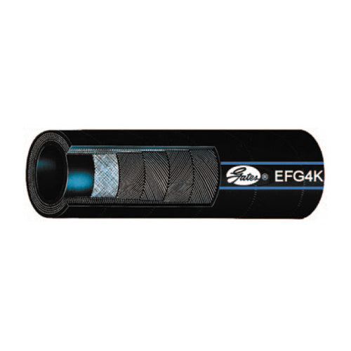 1 Inch ID x 1.5 Inch OD Black Synthetic Rubber EFG4K Spiral Wire Hose - Sold Per Foot