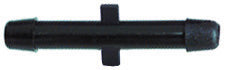 3/16 Inch x 3/16 Inch Black Nylon Vacuum and Washer Hose Line Connector
