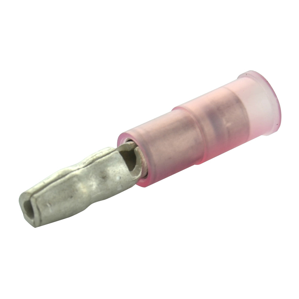 22-18 Gauge Male Bullet 0.156 Connector Nylon Insulated Red