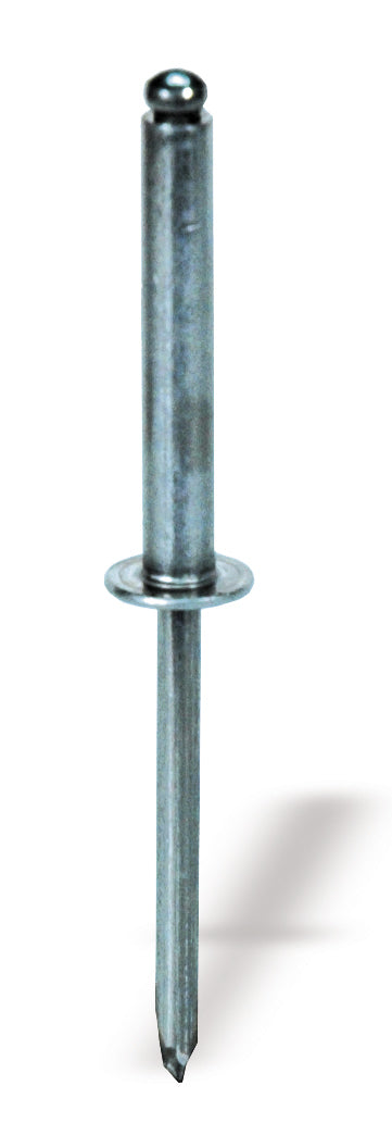 0.875 - 1.000 Inch Grip 3/16 Inch Dia x 1.2 Inch 5052 Aluminum Dome Head Blind Rivet