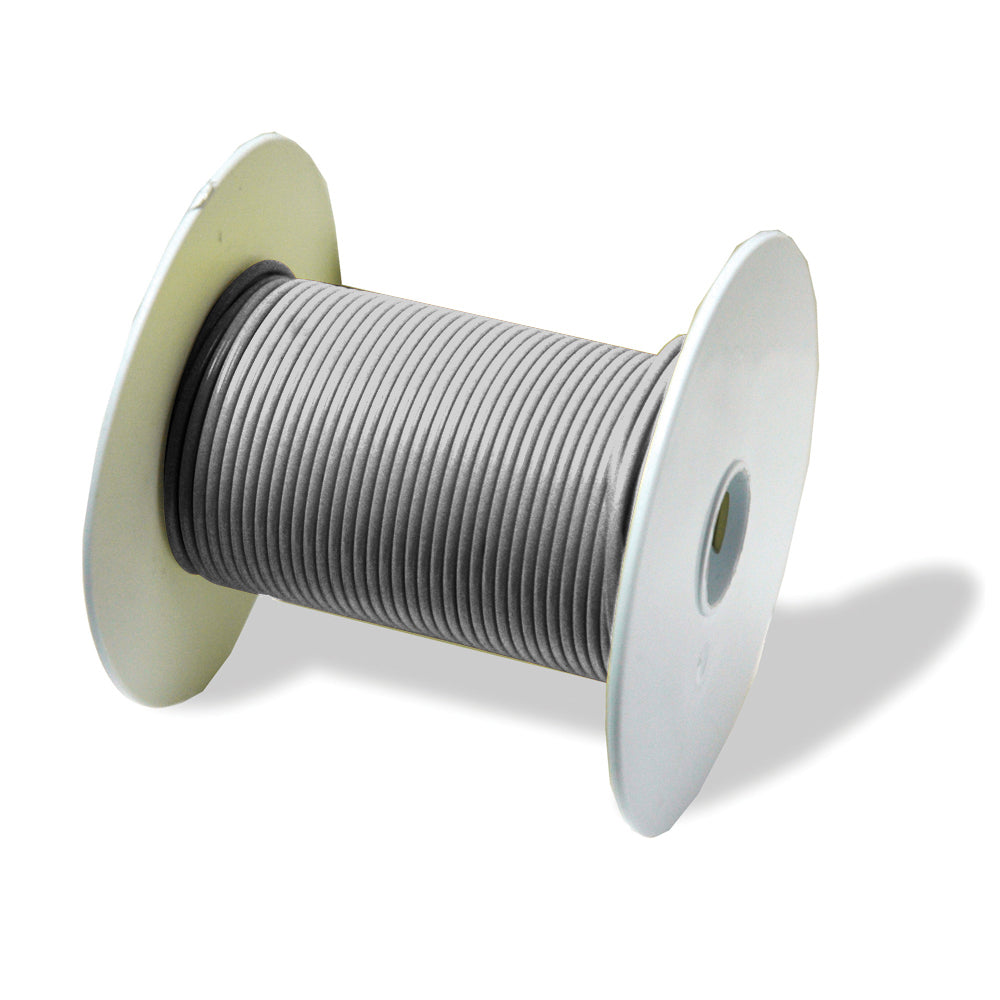 18 Awg General Purpose Primary Wire 100 Foot Roll Gray
