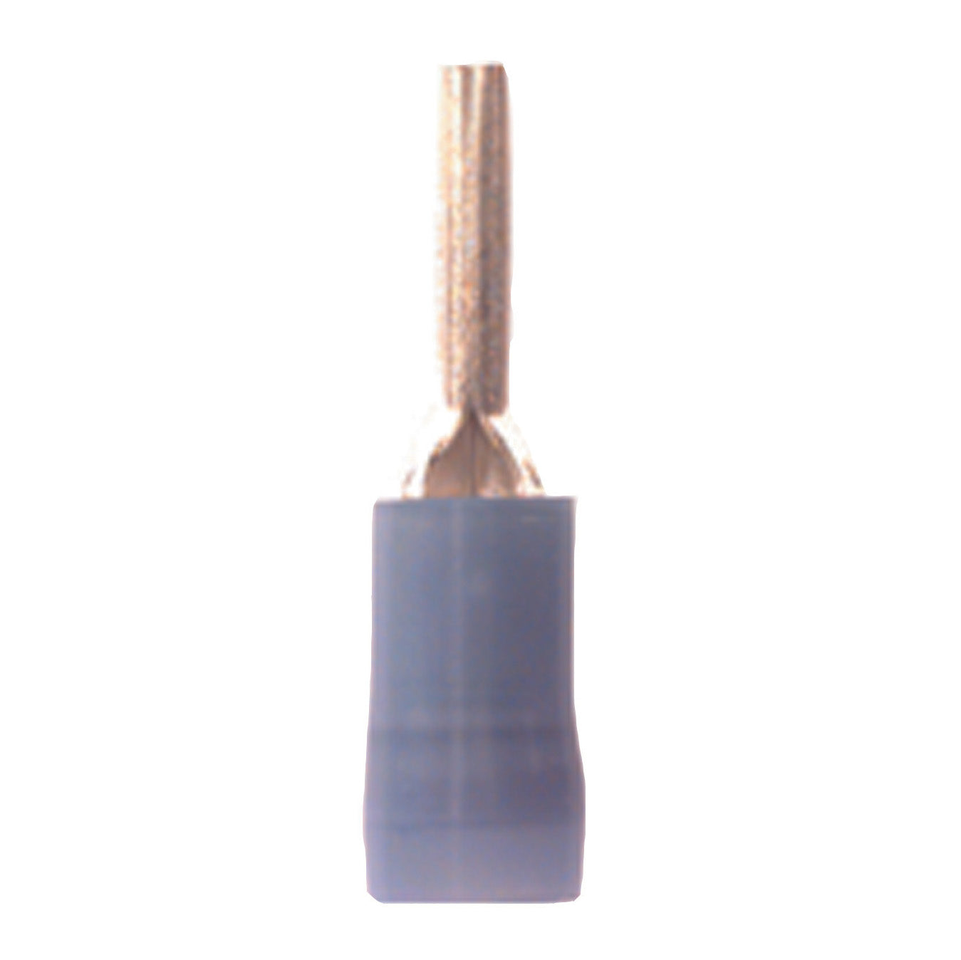 16-14 Gauge Wire Pin Terminal 0.37 x 0.08 Nylon Insulated Blue