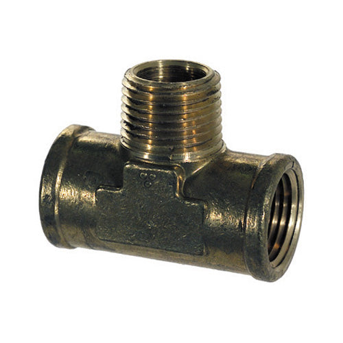 1/4 Inch Brass Pipe Male Branch Tee