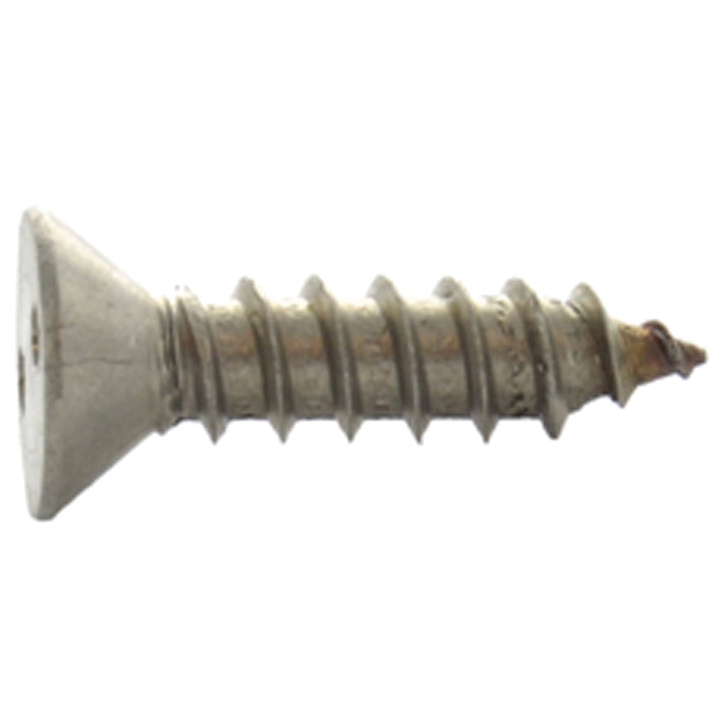 #10 x 1-1/4 Inch Stainless Steel Spanner Flat Head Tamper Resistant Sheet Metal Screw