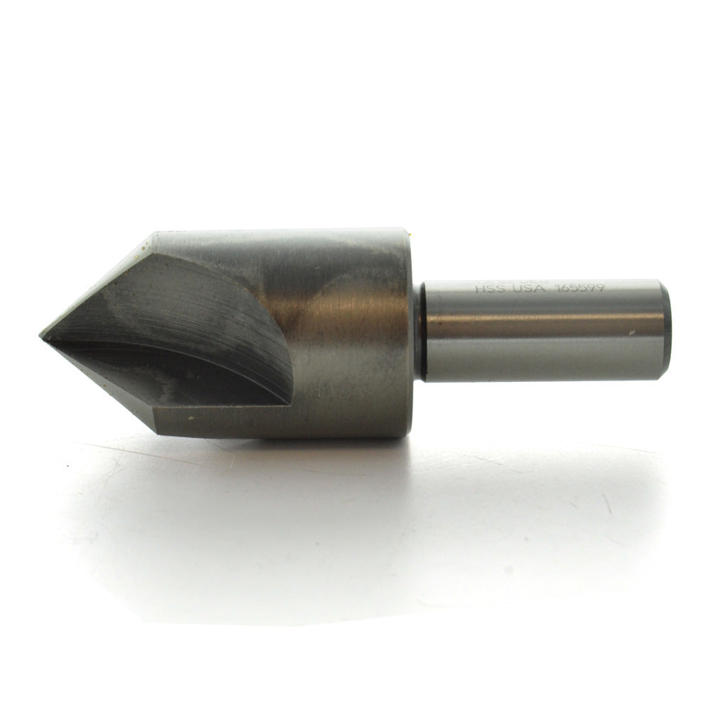 5/8 Inch 3 Flute Black Oxide High Speed Steel T401 Fractional Size Center Reamer/Countersink