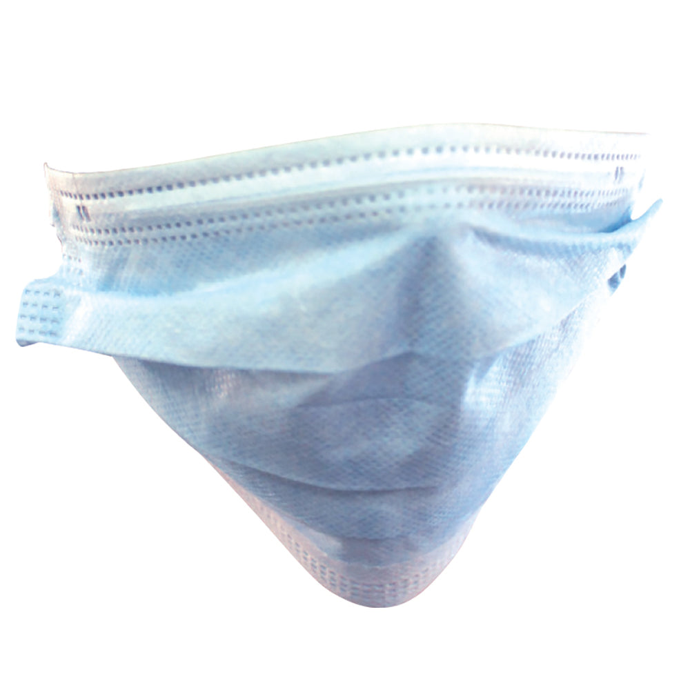 3-Ply Face Mask with Ear Loops - Box of 50