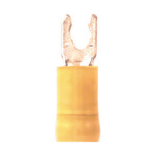12-10 Gauge Snap Spade Terminal #5 Stud- #6 Nylon Insulated Yellow
