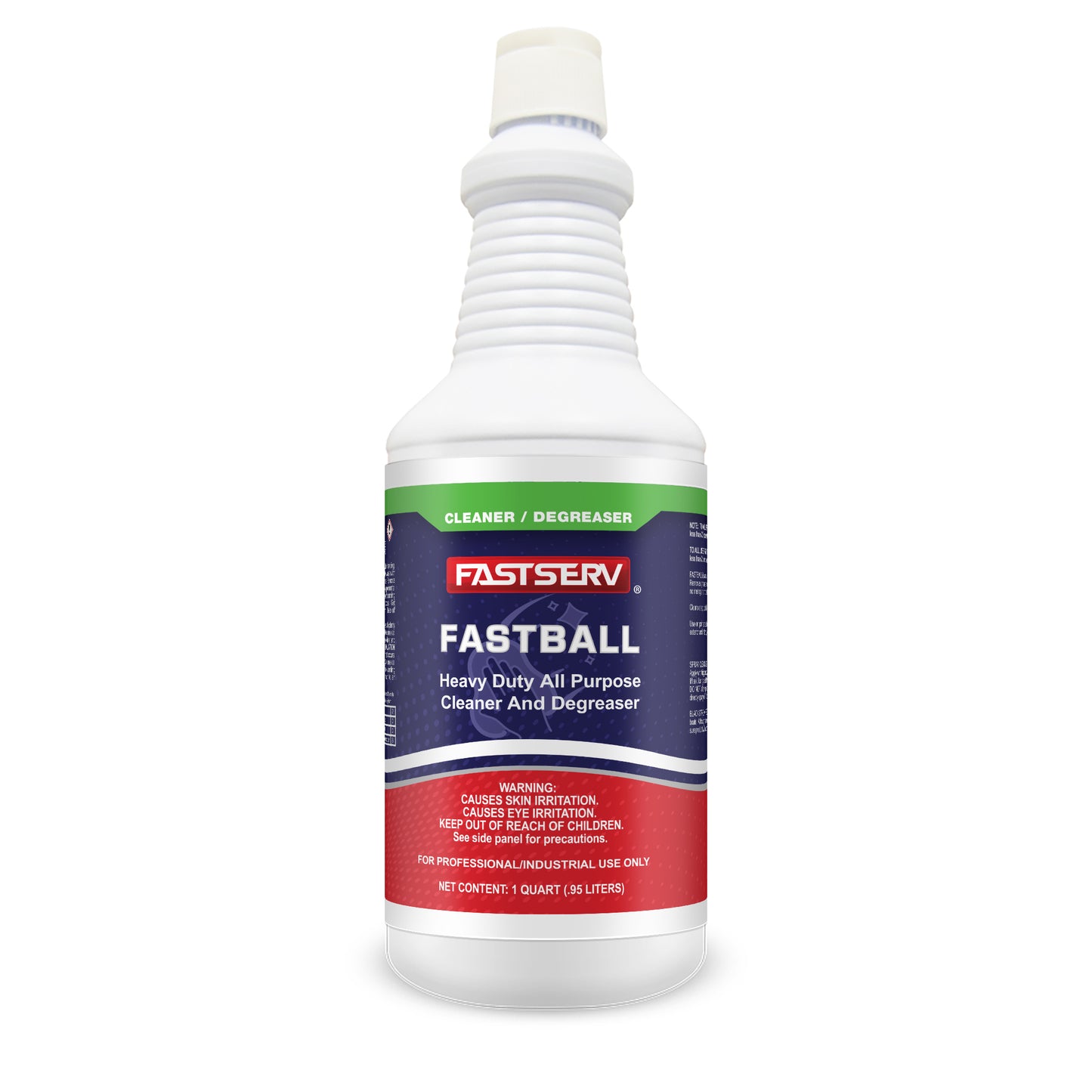 FastServ Fastball Heavy-Duty All-Purpose Cleaner & Degreaser - 1 Quart Net Wt. - Bottle