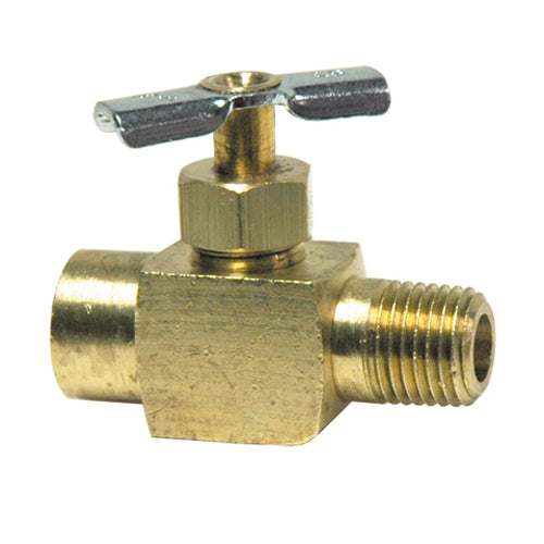 1/4 Inch Fnpt x Mnpt 150 psi Brass Needle Valve