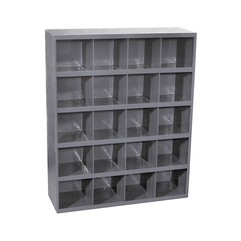 Gray Storage Bin 42X34X12 - 20 Large Compartments