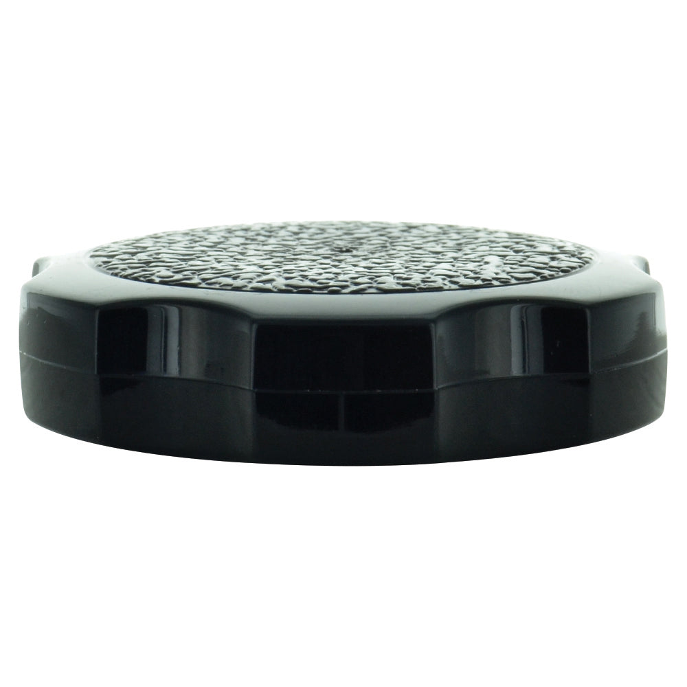 Black Rosette Thumb Screw Knob - 1/4 Inch (1-1/2 Inch Diameter)