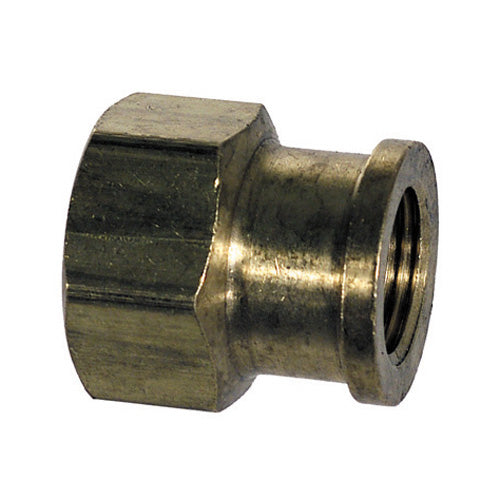3/8 Inch x 1/8 Inch Brass Pipe Reducing Coupling