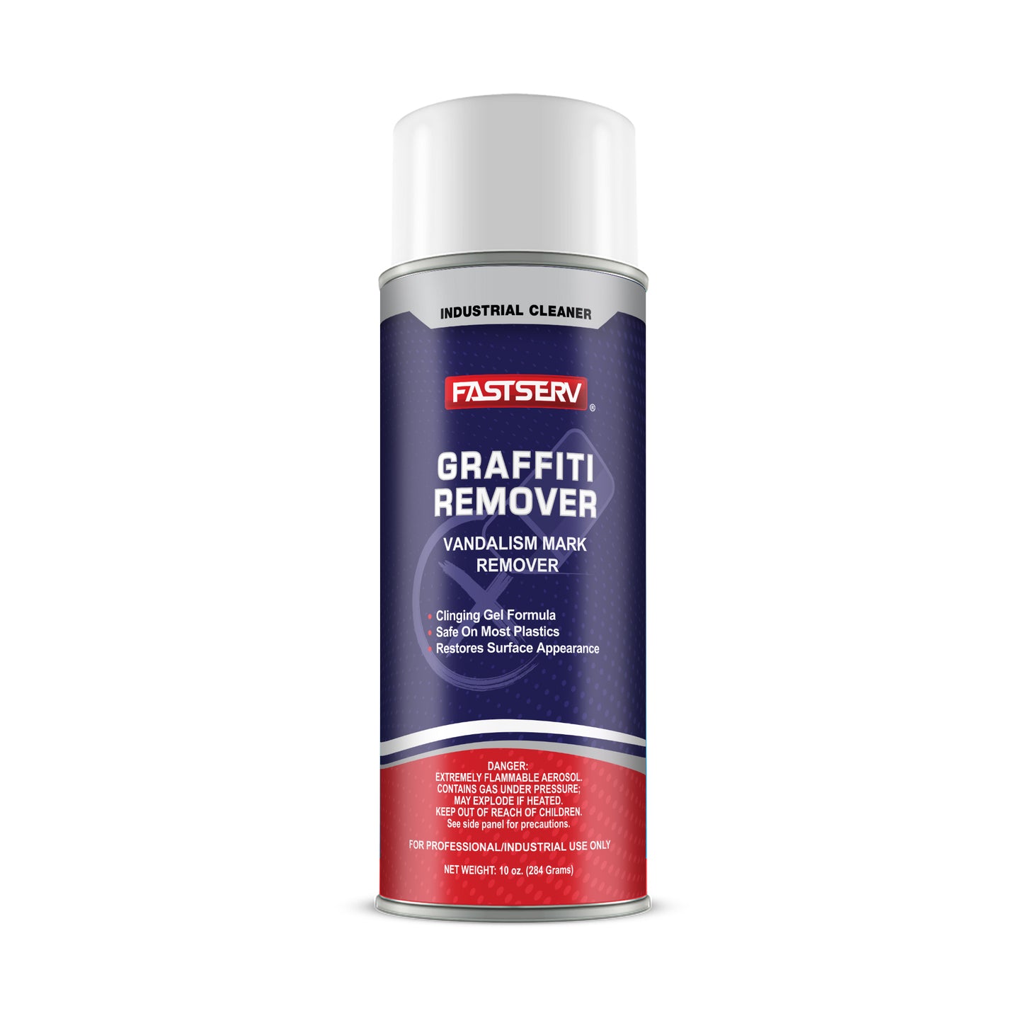 FastServ Graffiti Remover Vandalism Mark Remover - 10 Oz Net Wt. - Aerosol