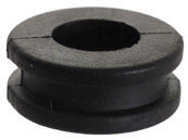 12 mm Id x 23.8 mm Od x 10 mm Black Epdm Double-Sided Cable Grommet