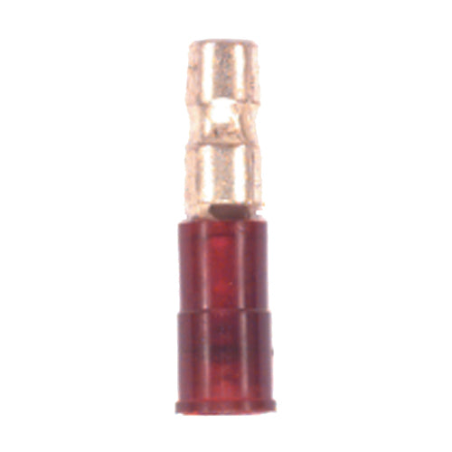 22-18 Gauge Male Bullet 0.180 Connector Nylon Insulated Red