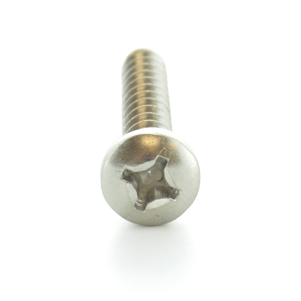 #12-11 x 1/2 Inch Plain 18-8 (A2) Stainless Steel Pan Head Type-A Self-Tapping Sheet Metal Screw