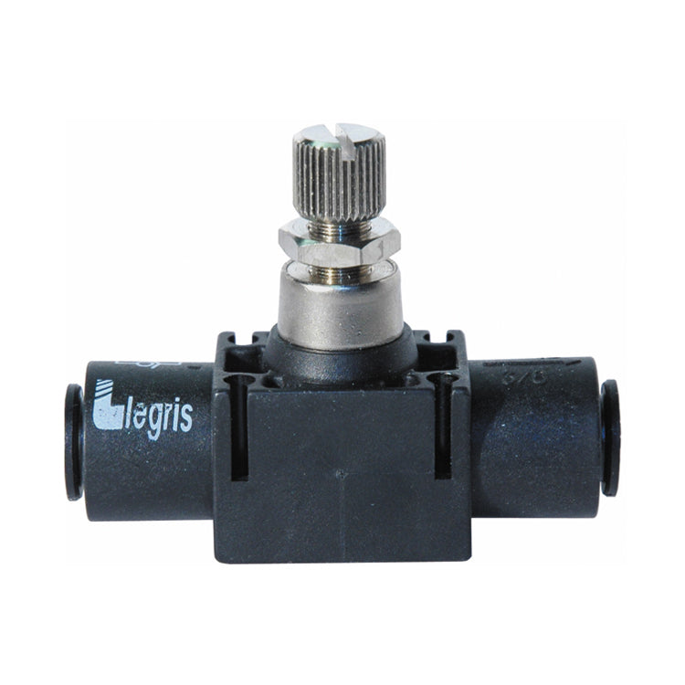 1/4 Inch Compression Technical Polymer Inline Flow Control Tube Valve